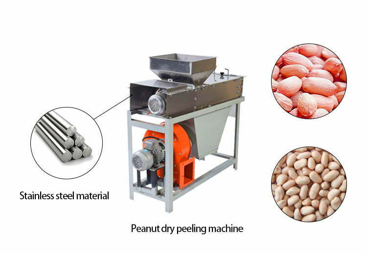 花生酱生产线去皮机